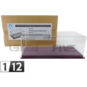 ATLANTIC CASE 1/12 - DISPLAY CASE Show-Case 1/12 - Mulhouse Burgundy Leather