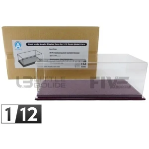 ATLANTIC CASE 1/12 - DISPLAY CASE Show-Case 1/12 - Mulhouse Burgundy Leather