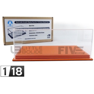 ATLANTIC CASE 1/18 - DISPLAY CASE Show-Case 1/18 - Mulhouse Orange Leather