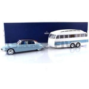 NOREV 1/18 - CITROEN DS 19 + Caravane Henon  - 1959