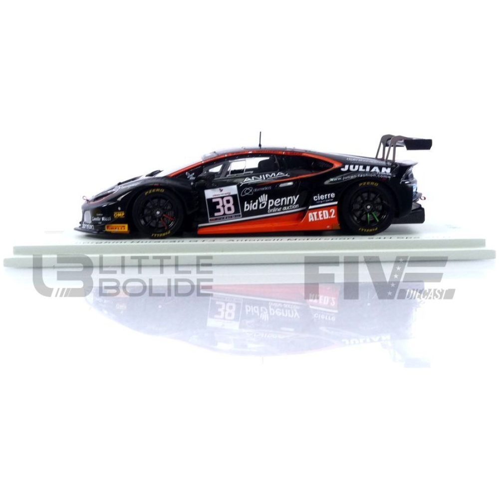 Lamborghini Huracan GT3 16 24 Heures de Spa Francorchamps 2016 Spark SB285 - Miniatures Autos Motos