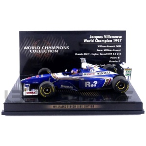 MINICHAMPS 1/43 - WILLIAMS Renault FW19 Dirty Version - World Champion 1997 (J. Villeneuve)