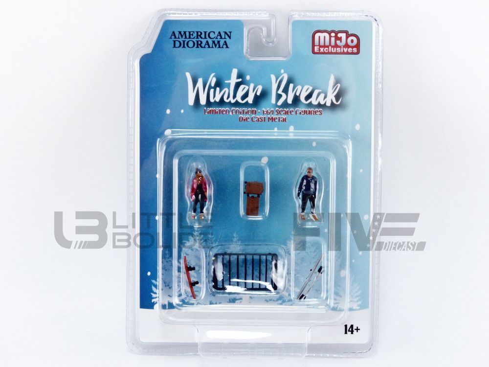 AMERICAN DIORAMA 1/64 - FIGURINES Winter Break Figurines Set