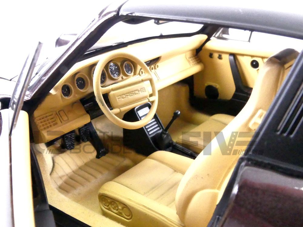 NOREV 1/18 PORSCHE 911 TURBO CABRIOLET 2007 MARRON - READ