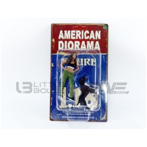 AMERICAN DIORAMA 1/18 - FIGURINES LowRiders Figurine IV + Dog