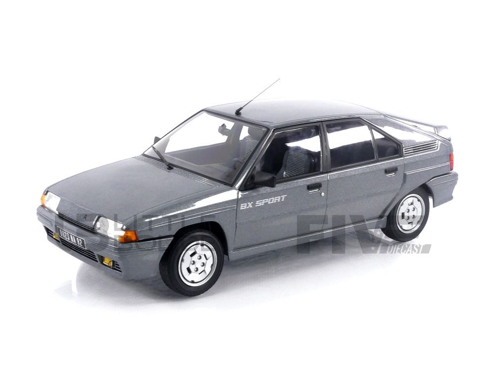 NOREV 1/18 – CITROËN BX Sport 1985 – Gris – Édition Limitée 306/400