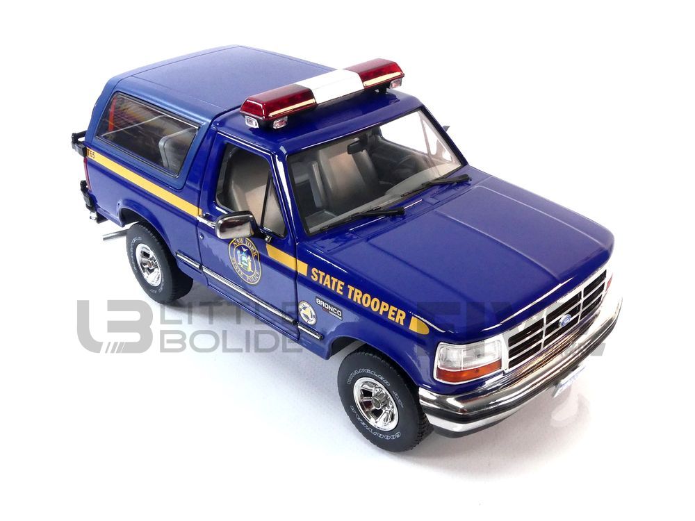 19121 - GREENLIGHT COLLECTIBLES 1/18 - FORD Bronco XLT New York