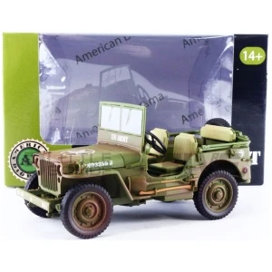 AMERICAN DIORAMA 1/18 - JEEP Willys US Army Dirty Version - 1944