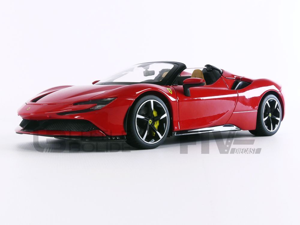 BBURAGO - Ferro F1-75 - Italy Monza GP 2022-1/18, Red/Yellow