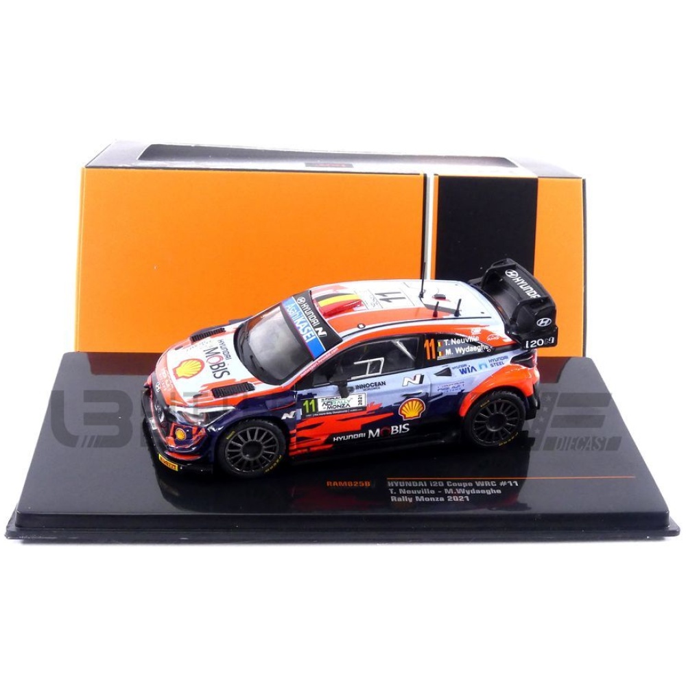 RAM825B – IXO 1/43 - HYUNDAI i20 Coupe WRC - Monza Rally 2021