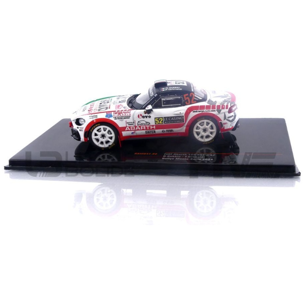 RAM847 – IXO 1/43 - FIAT Abarth 124 RGT - Rallye Monte Carlo 2022