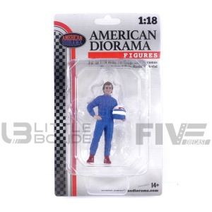 AMERICAN DIORAMA 1/18 - FIGURINES Figures B Race Legends Series 1980