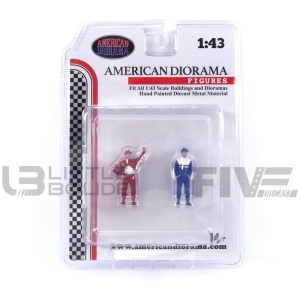 AMERICAN DIORAMA 1/43 - FIGURINES Racing Legends 1990 Set of 2 Figures