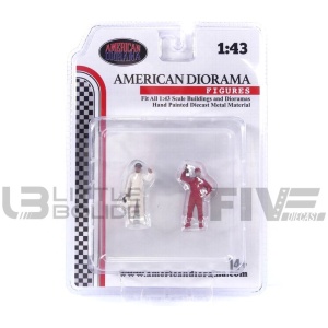 AMERICAN DIORAMA 1/43 - FIGURINES Racing Legends 00 Set of 2 Figures