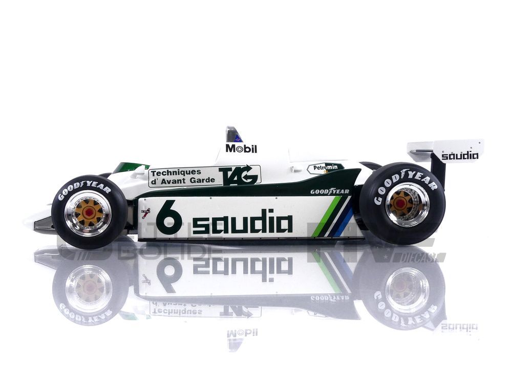 GP Replicas 1:18 Derek Daly Williams FW08 #5 7ème Suisse GP formule 1