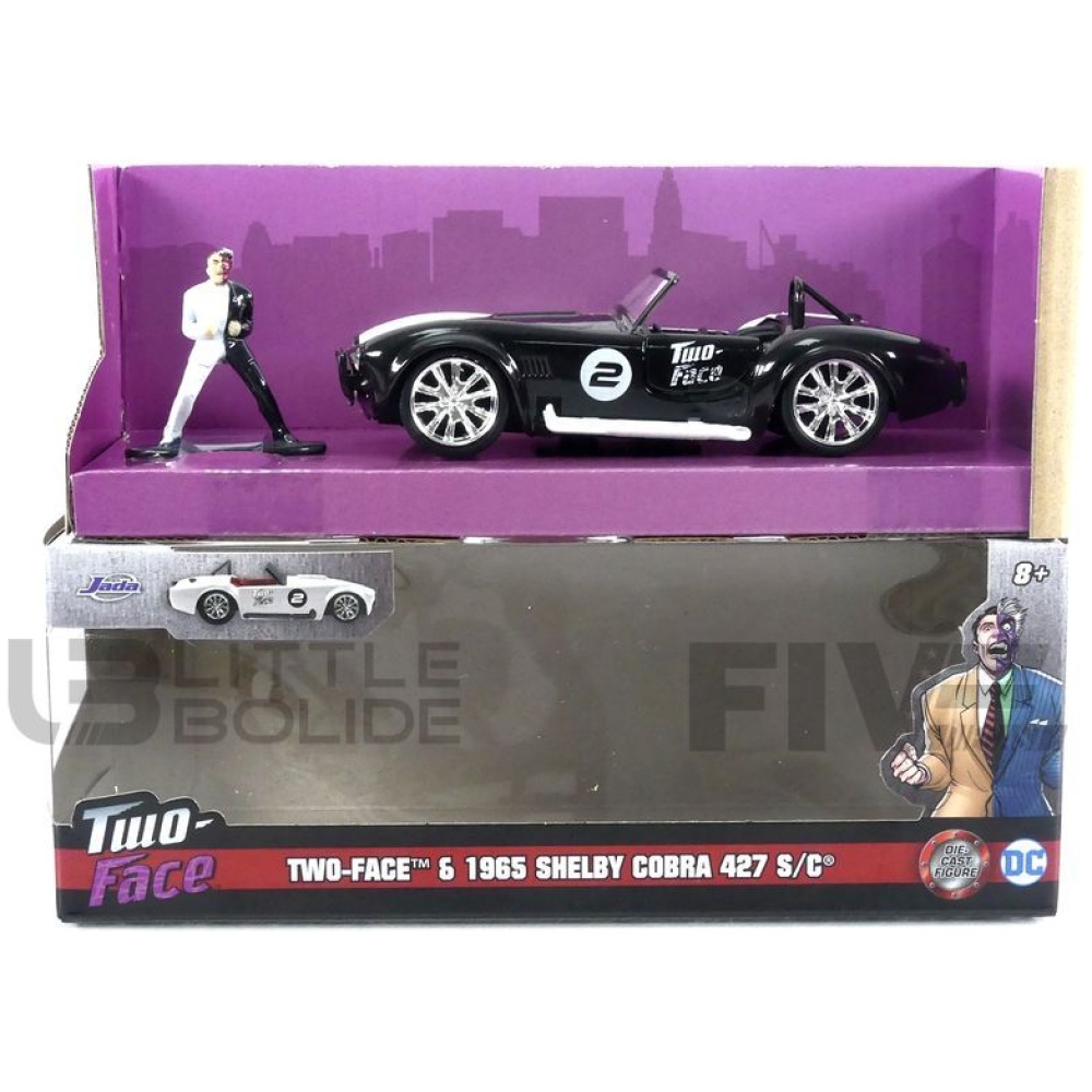 Modellino Auto Da Collezione Jada Toys Shelby Cobra 427 S/C Two Face 1965 - Scala 1:32