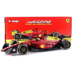 BBURAGO 1/18 - FERRARI F1-75 - Italy Monza GP 2022 (C. Sainz)