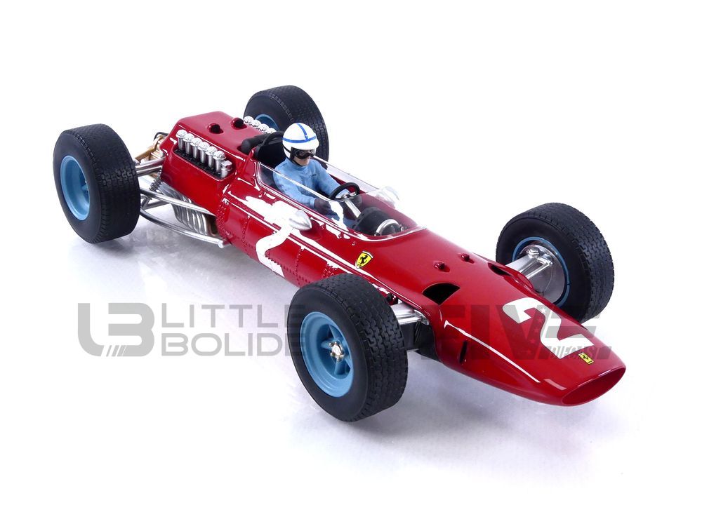 Looksmart 1/43 Ferrari F1 512 N°1 – 3e British GP 1965, J. Surtees, Rouge LSRC013