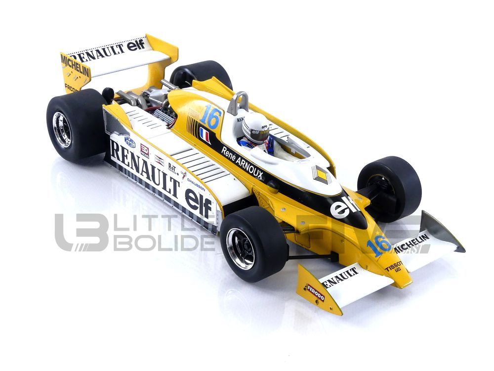 Mcg Renault Rs10 Turbo #16 René Arnoux British Gp 1979 1/18 Mcg18617f