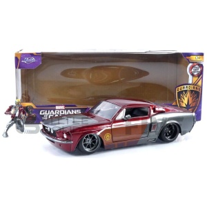JADA TOYS 1/24 - SHELBY GT500 - With Star Lord Figure - 1967