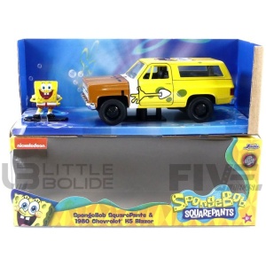 JADA TOYS 1/32 - CHEVROLET K5 Blazer - With Sponge Bob Figure - 1980