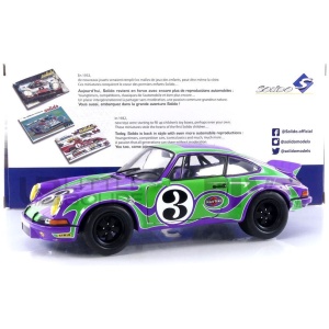 SOLIDO 1/18 - PORSCHE 911 RSR Hippy Tribute - 1973