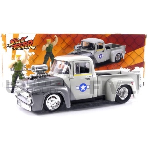JADA TOYS 1/24 - FORD F-100 Pick Up with Figure - 1956
