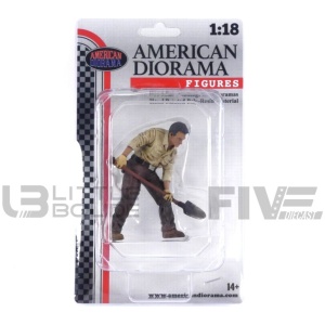 AMERICAN DIORAMA 1/18 - FIGURINES Mechanic Crew 4x4 Offroad Camel Trophy IV