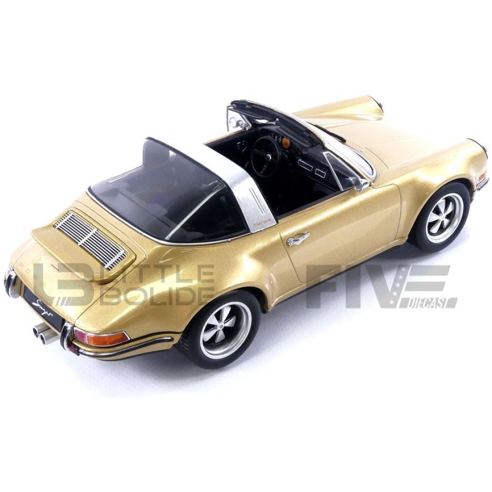 Miniature Porsche 911 1/18 KK Scale Targa Singer Metallise Vert Foncé/Décorer