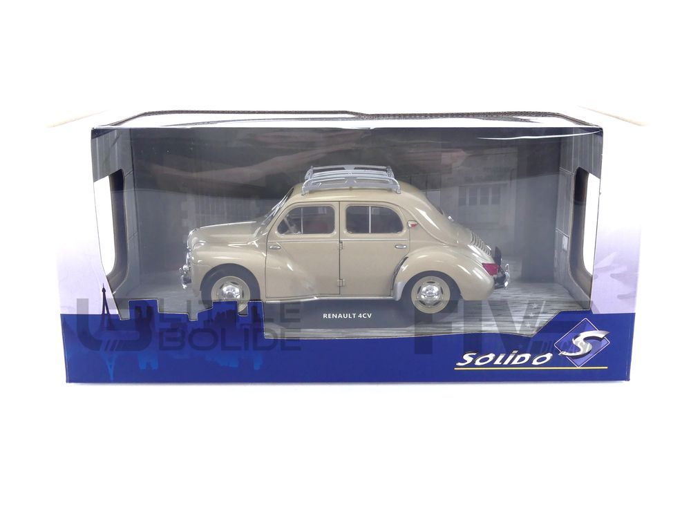Renault 4CV 1954 graugrün Solido 4537 in der Modellauto
