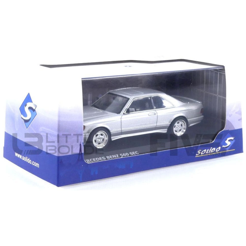SCHUCO, MERCEDES BENZ 560 SEC 1989 beige, échelle 1/43, SCH43U00098