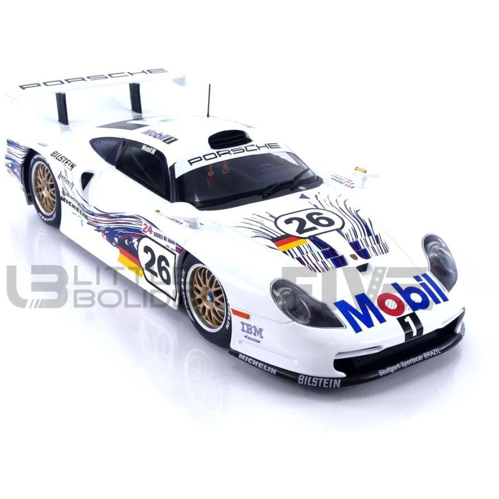 W18012002 - WERK 83 1/18 - PORSCHE 911 GT1 - Le Mans 1997 - Little