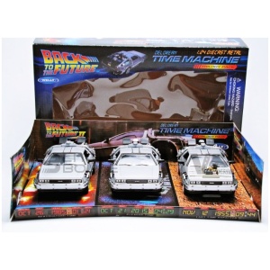 WELLY 1/24 - DE LOREAN Coffret - Back to the Future I, II, III