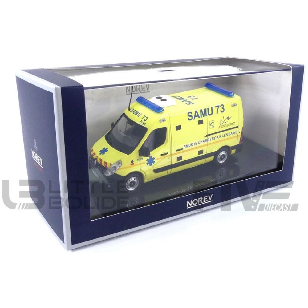Miniature Voiture Renault Master SAMU 84 2014 Norev 1/43 - Les Miniatures Collection Voiture Miniature échelle 43