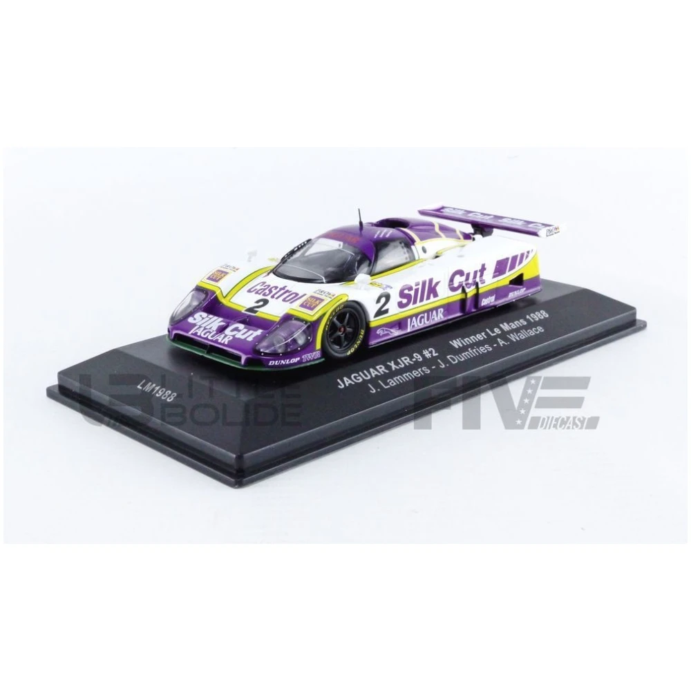 スパーク 1/43 Jaguar XJR9 #2 Le Mans 1988 LM1988 – IXO 1/43 - JAGUAR XJR 9 Silk Cut - Winner Le Mans 1988