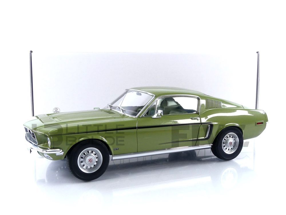 FORD Mustang Fastback - Limited 100 pc - 1968 - bluemetallic - Norev 1:12