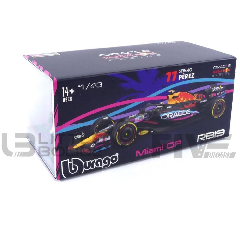 38083MIAMI-P/11 – BBURAGO 1/43 - RED BULL RB19 - Miami GP 2023 (S