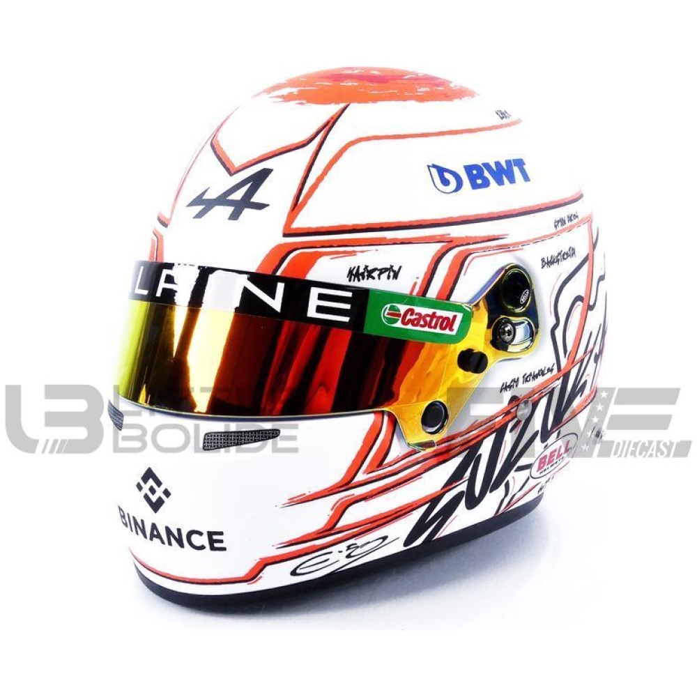 Mini Casque 1/2 Esteban Ocon - Alpine 2023 - MINI HELMET 4100232 - Neuf