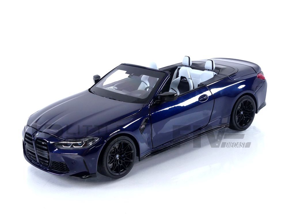 Minichamps 1/18 BMW M4 Cabriolet 2020 – Gris Métallisé – Prévente