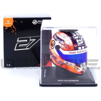 MINI HELMET 1/4 - CASQUE Nico Hulkenberg - Haas 2023