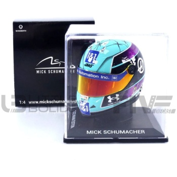 MINI HELMET 1/4 - CASQUE Mick Schumacher - Miami 2022