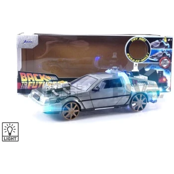 JADA TOYS 1/24 - DE LOREAN Back to the Future III Time Machine - 1990