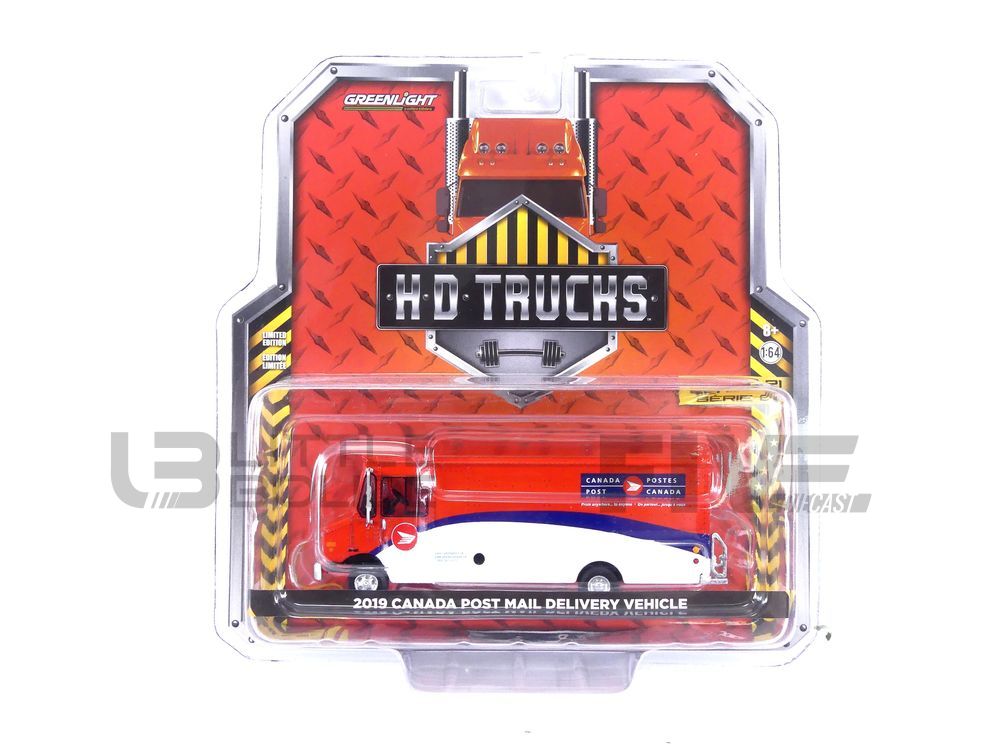 GREENLIGHT COLLECTIBLES 1/64 - DELIVERY VAN Mail Delivery Vehicle Canadian Post - 2019