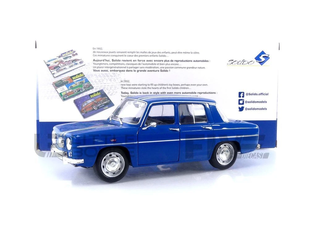 S1803604 – SOLIDO 1/18 - RENAULT 8 Gordini 1300 - 1967 - Little Bolide
