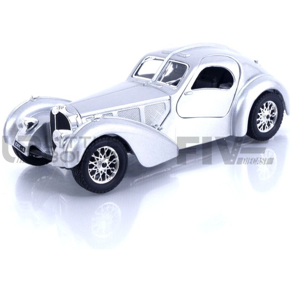 1936 Bugatti Type 57sc Franklin Mint Edición Limitada 2002 Negro/amarillo | Meses sin interés