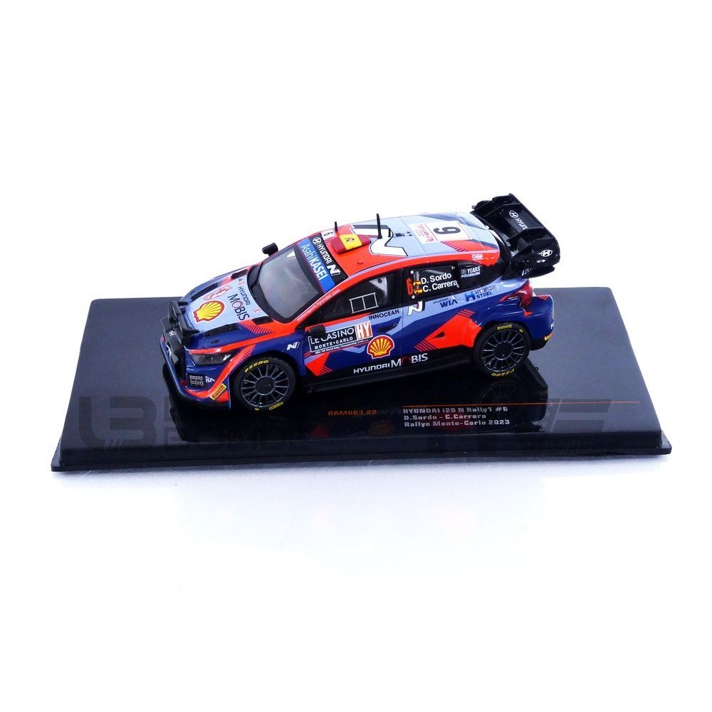 1:43 IXO Hyundai I20 #Rally1 #6 Wm Rally Monte Carlo Sordo 2023 RAM883