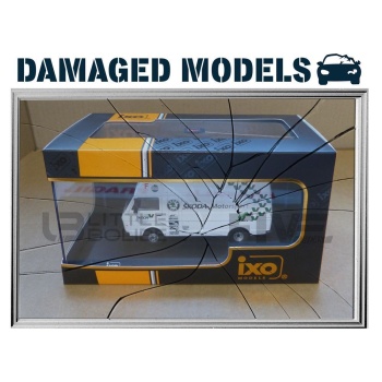 DAMAGED MODELS 1/43 - VOLKSWAGEN LT45 LWB - Skoda Motorsport - RAC412