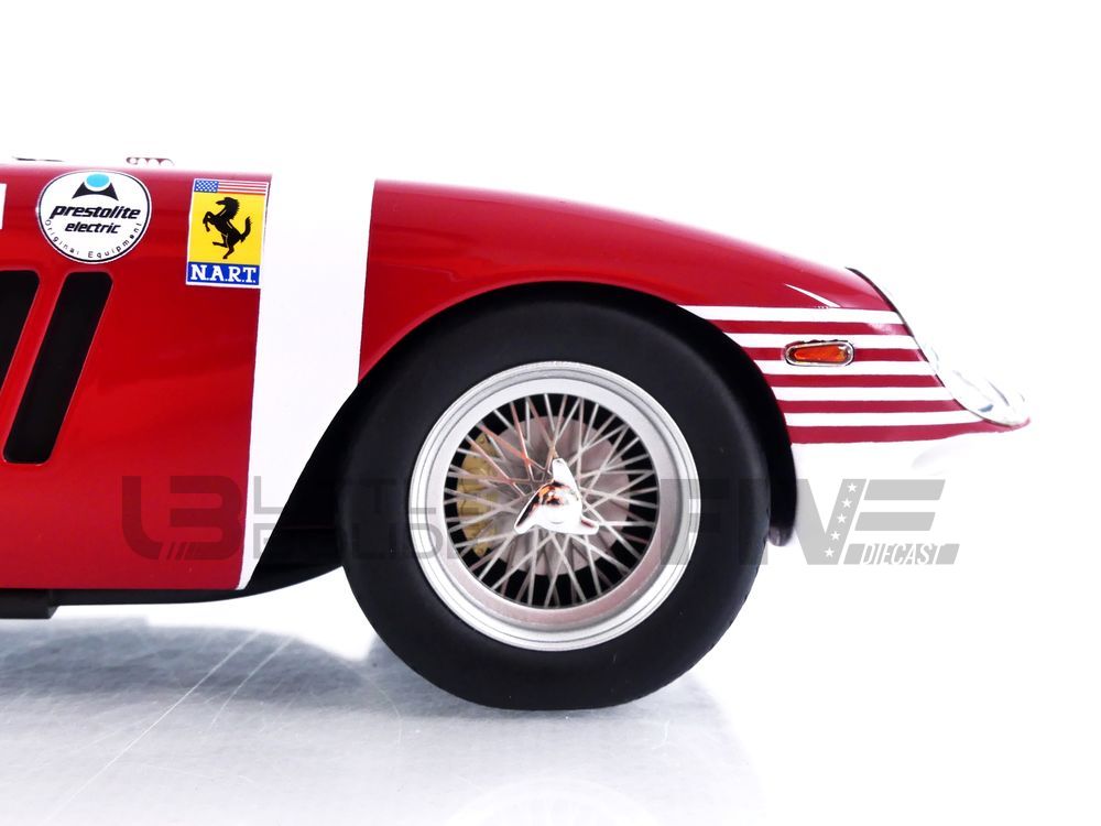 TM1896E – TECNOMODEL MYTHOS 1/18 - FERRARI 250 GTO - Ganador de las 12h de Reims 1964 - Little Bolide