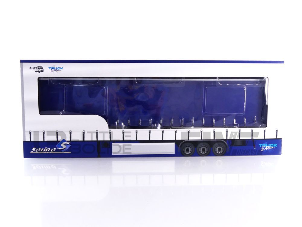 1:24 Tarpaulin Trailer Blue Blue