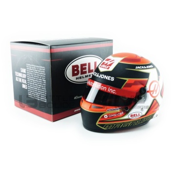 MINI HELMET 1/2 - CASQUE Kevin Magnussen - Haas 2019
